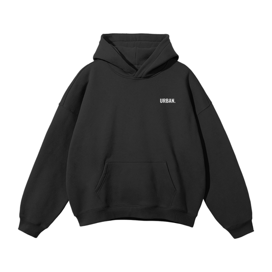 Streetwear Unisex Oversized Solid Color Fleece Hoodie