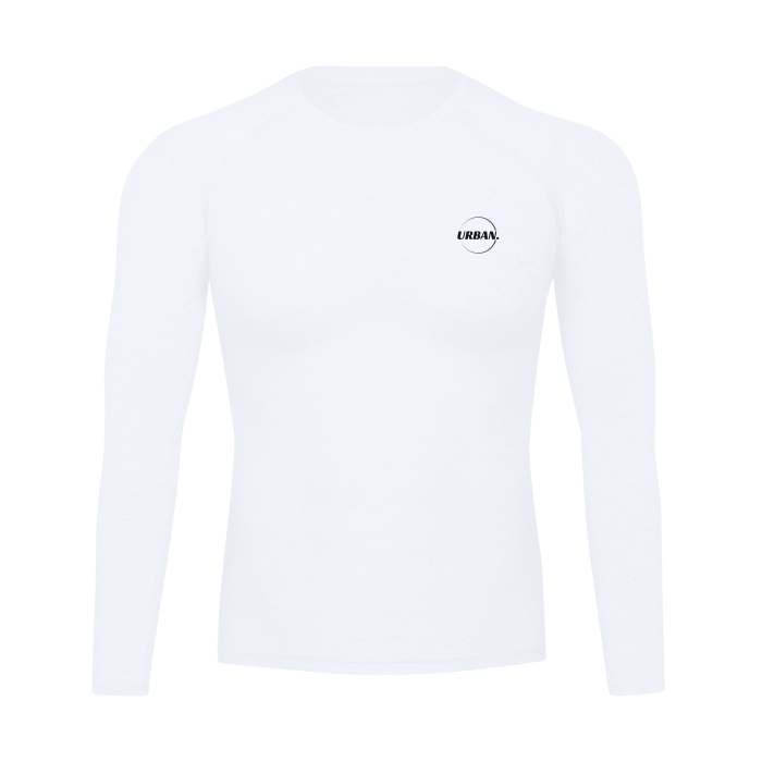 Men's Raglan Long Sleeve Sports Compression Tee