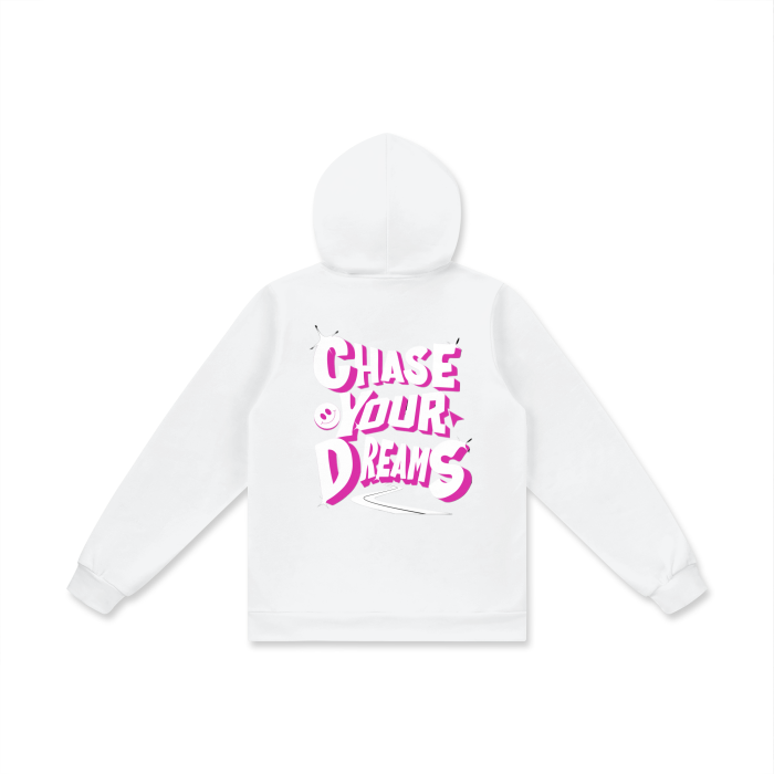 White And Pink Women's Classic Hoodie