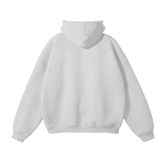 Streetwear Unisex Oversized Solid Color Fleece Hoodie