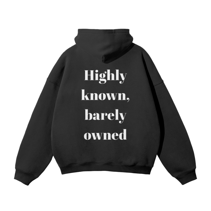 Streetwear Unisex Oversized Solid Color Fleece Hoodie