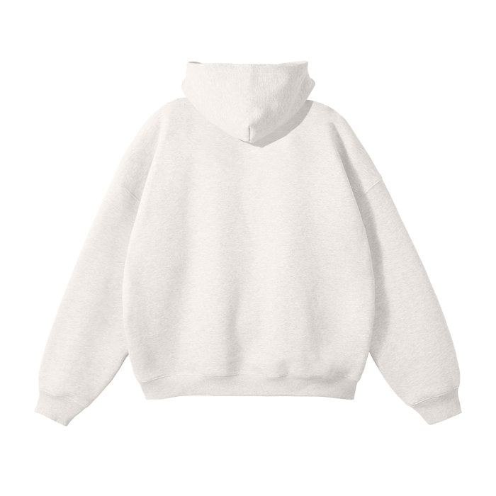 Streetwear Unisex Oversized Solid Color Fleece Hoodie