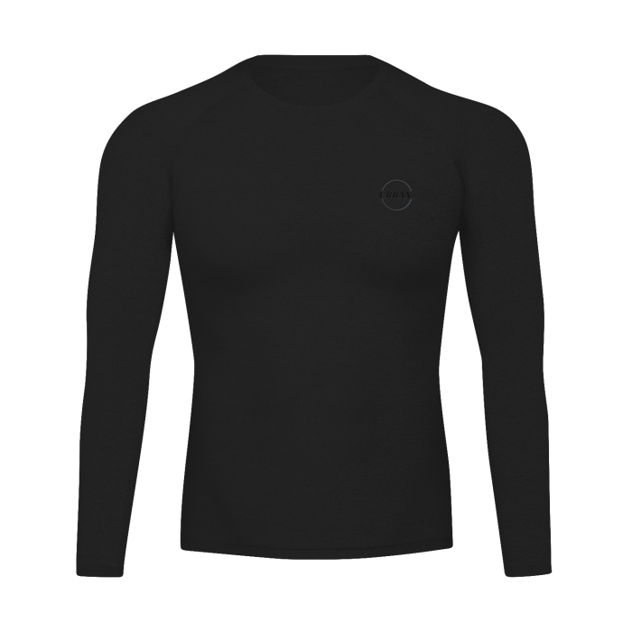 Men's Raglan Long Sleeve Sports Compression Tee