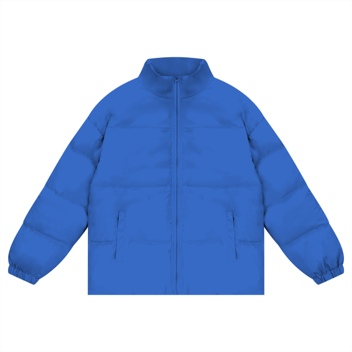 Unisex Zipper Puffer Coat