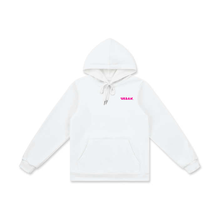 White And Pink Women's Classic Hoodie