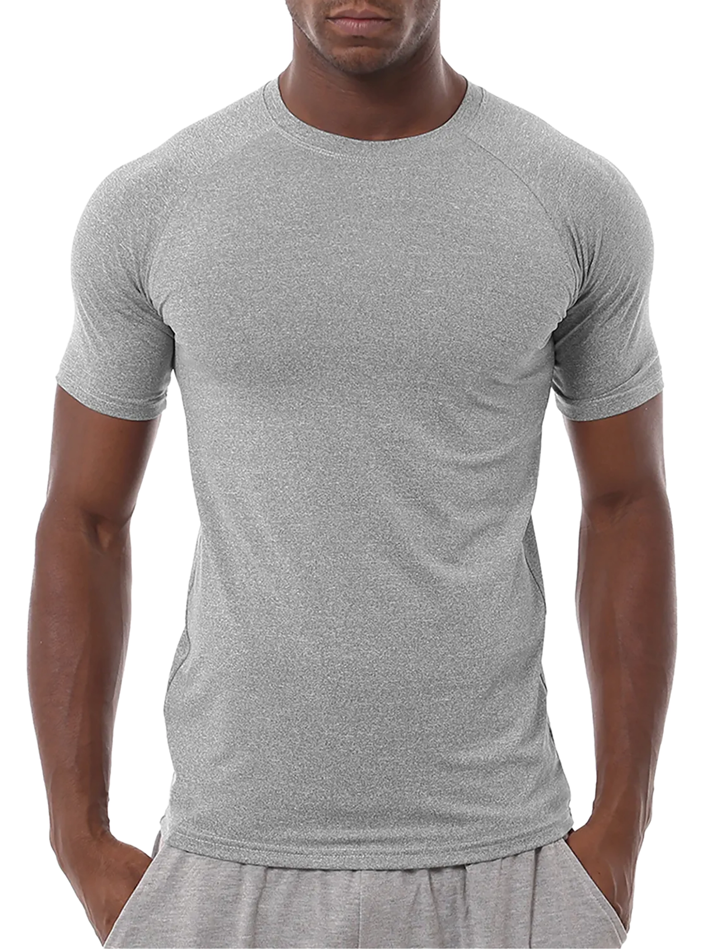 Men's Raglan Sleeve Sports Compression Tee